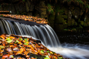 Focus stacked waterfall at Padley Gorge