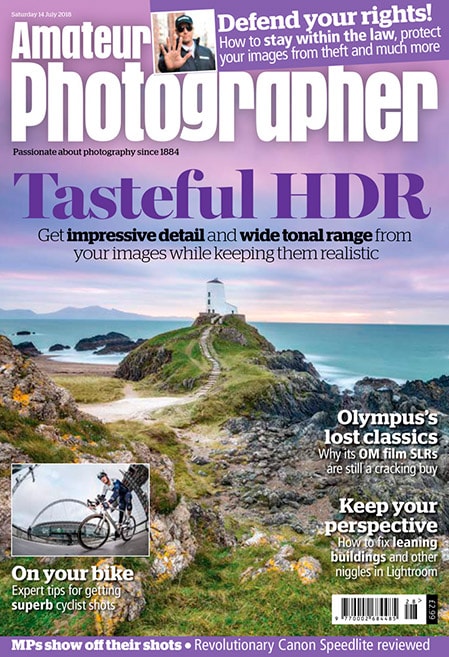 Amateur Photography magazine cover 14 July 2018