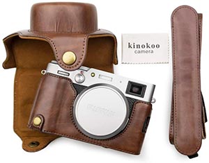 Muziri Kinokoo PU Leather Case for Fujifilm X100V