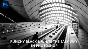 Easy black & white in Photoshop using the Gradient Map